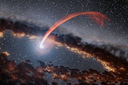 La NASA logró captar los sonidos de un agujero negro. Imagen ilustrativa