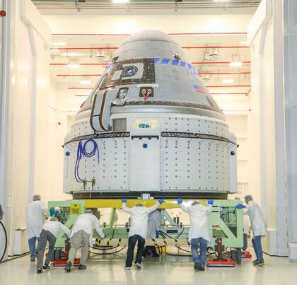 La nave Starliner en noviembre de 2019