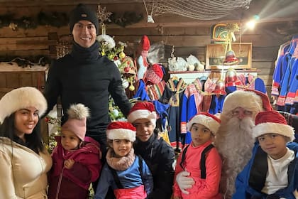 La Navidad de Cristiano Ronaldo junto a su familia en Finlandia, en Laponia