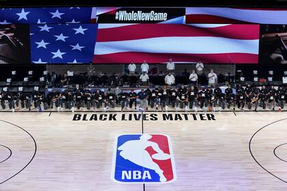 La NBA está de regreso. El pedido de igualdad racial fue la mayor manifestación que se dio en el reinicio que tuvo la victoria de