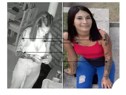 La "Negra Clari", una viuda negra detenida en la villa Zavaleta