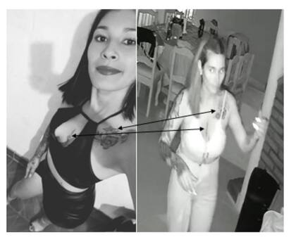 La "Negra Clari", una "viuda negra" detenido en la villa Zavaleta