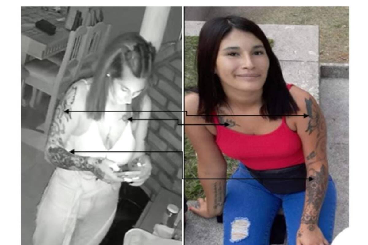 La "Negra Clari", una "viuda negra" detenido en la villa Zavaleta