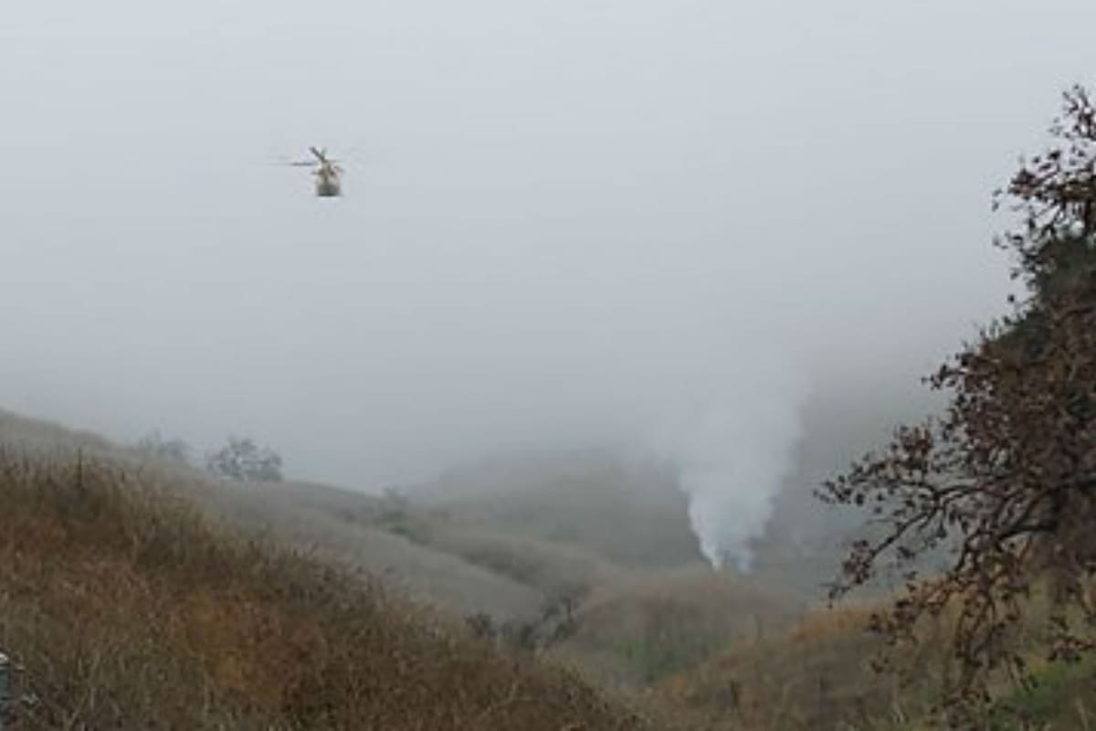 La niebla era muy densa en el momento de la caída