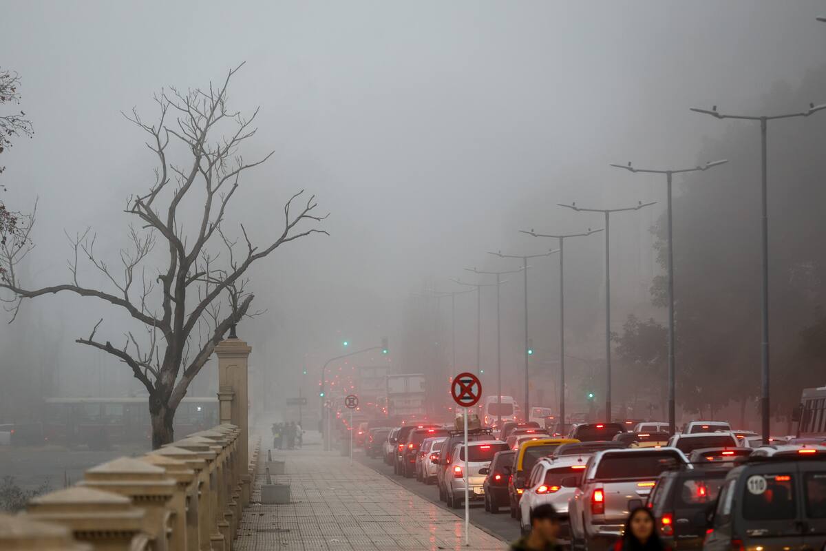La niebla redujo considerablemente la visibilidad