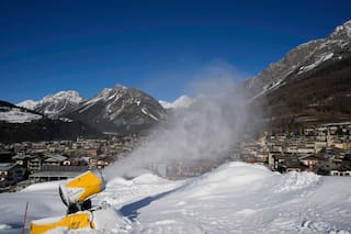 La nieve artificial de un experto italiano será clave en los Juegos Olímpicos de Milán-Cortina