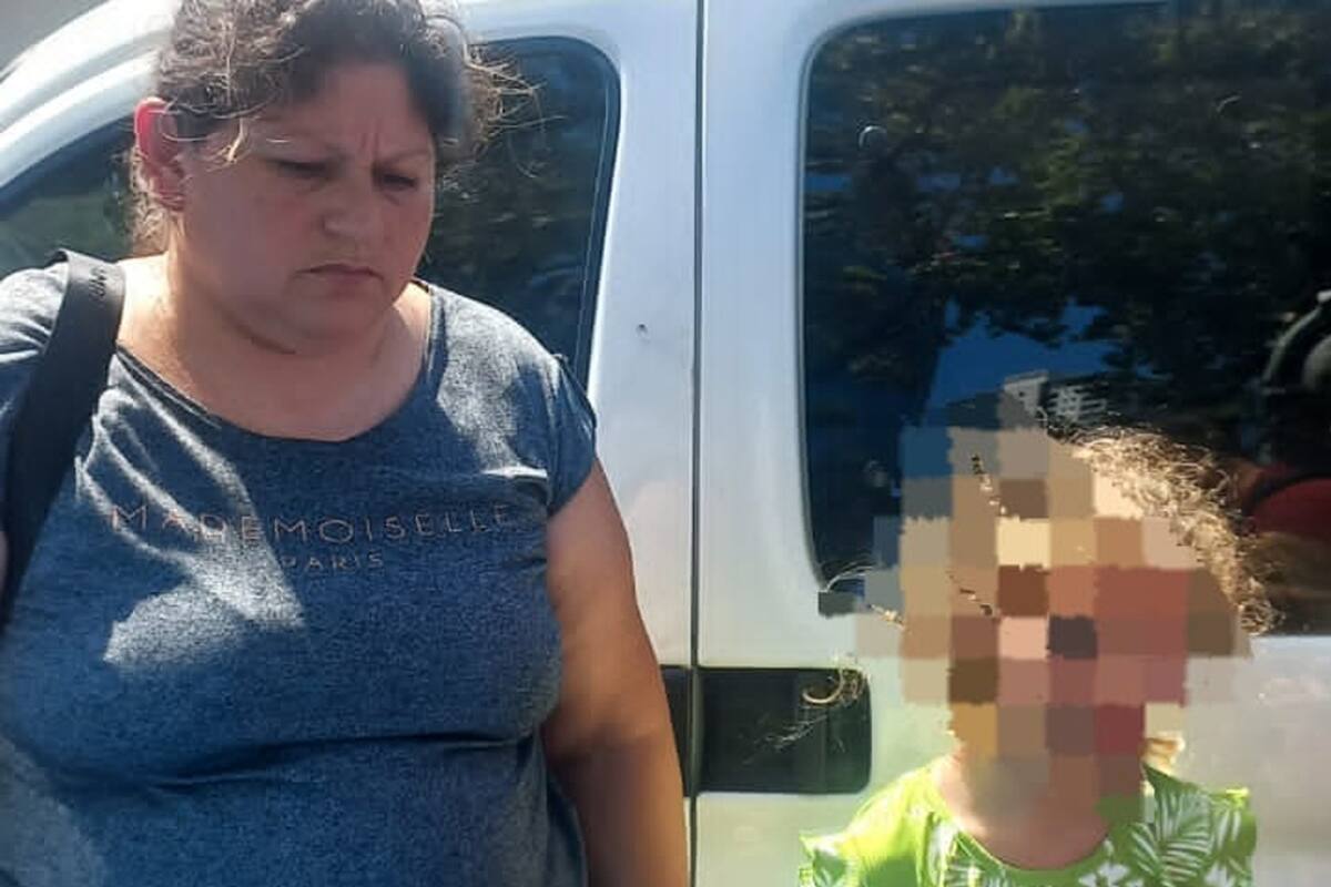 La niña apareció en Puerto Madero