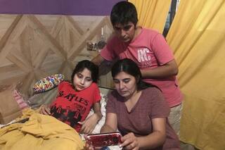 Abigail recibió el Año Nuevo en familia: "Es un milagro"
