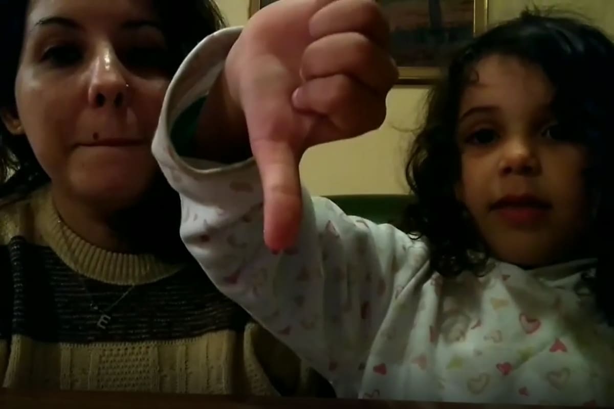 La niña dio su veredicto luego de probar choclo