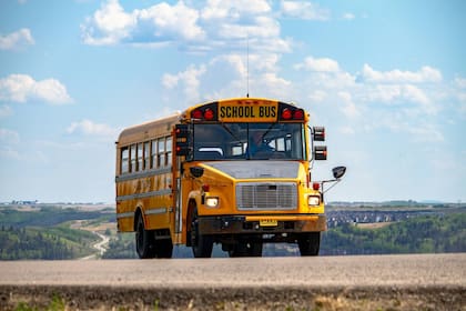 La niña golpeó a uno de los sospechosos en el autobús escolar