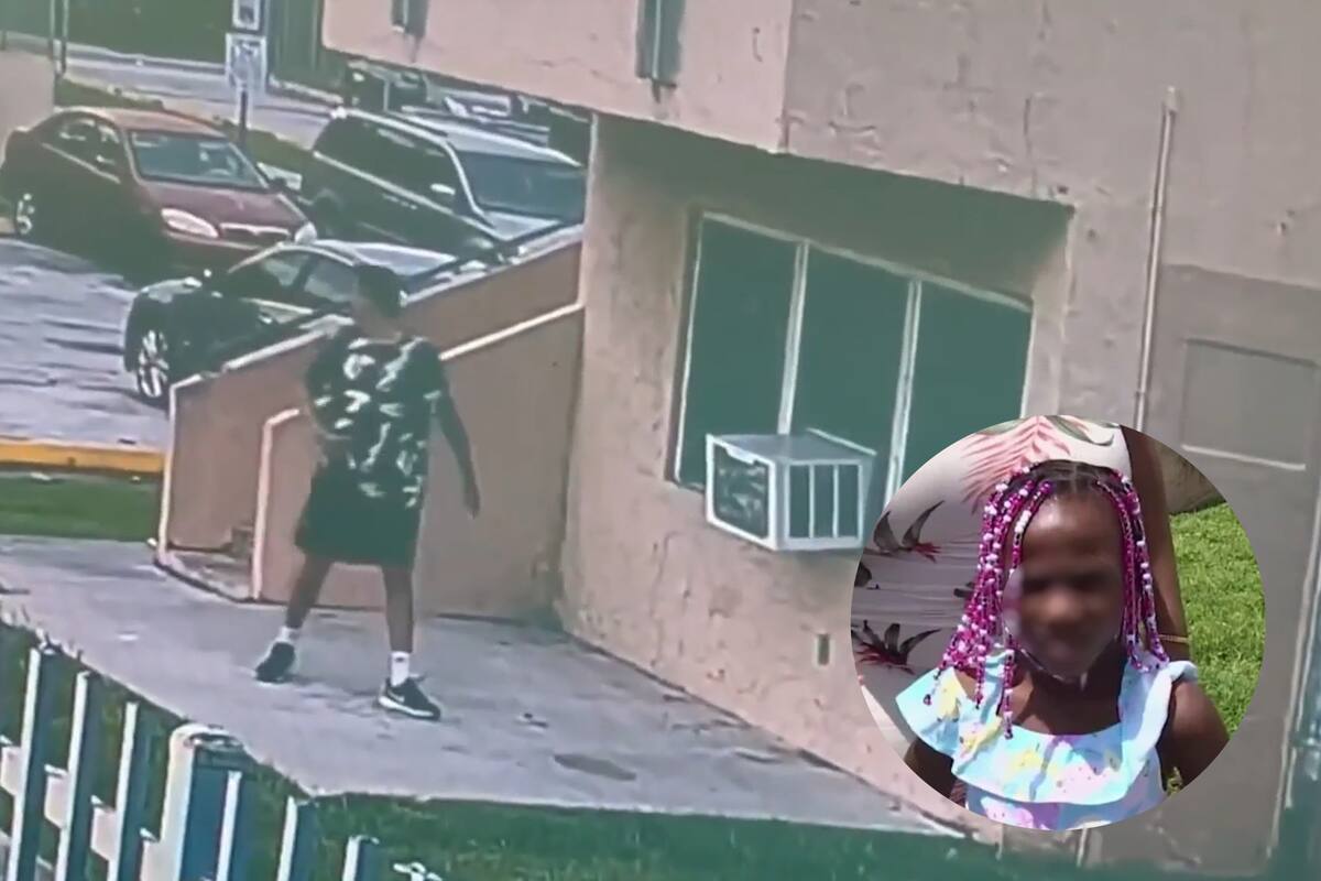 La niña logró escapar de un intento de rapto por parte de un hombre desconocido que entró al complejo de departamentos donde jugaba