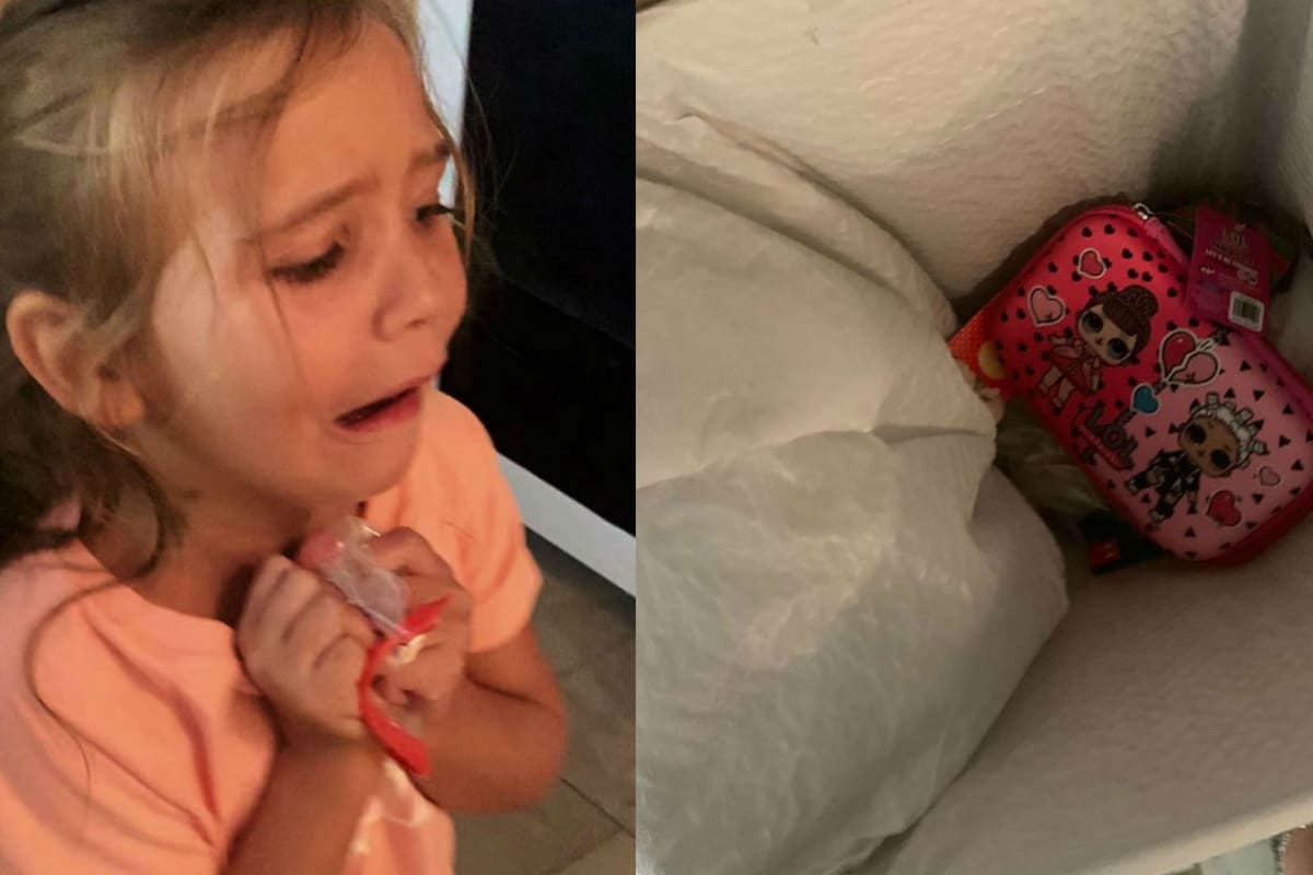 La niña recibió con mal humor un regalo de su mamá y la madre reaccionó con sabiduría