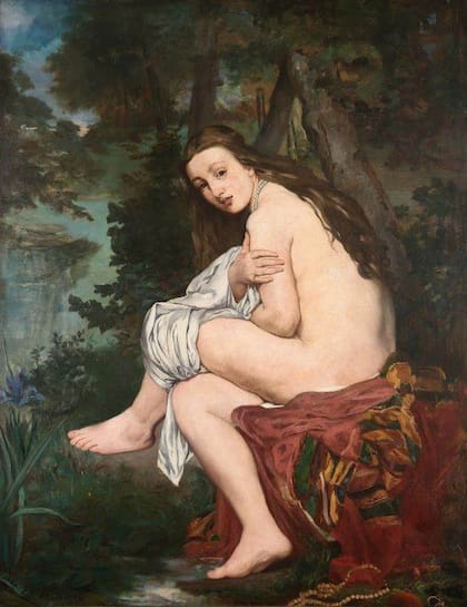 La ninfa sorprendida, Édouard Manet, 1861
