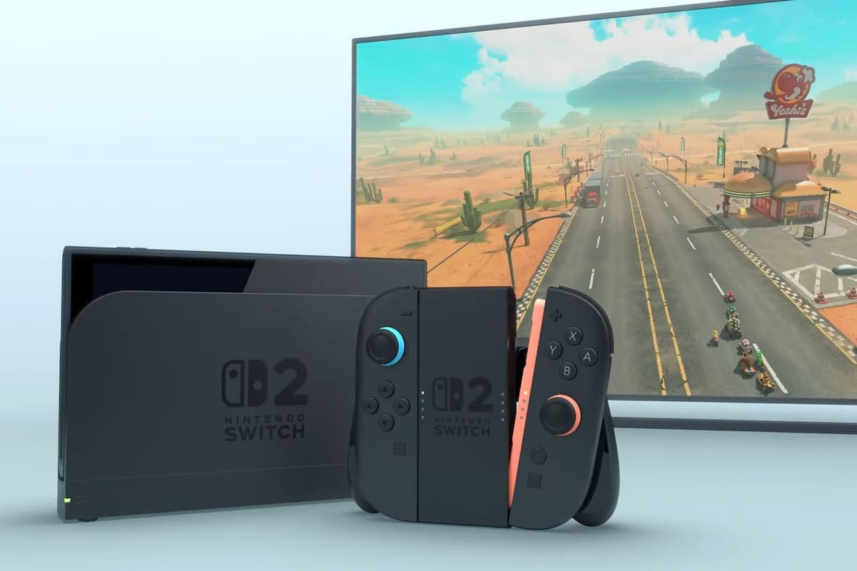 La Nintendo Switch 2 es levemente más grande que el modelo original, y los Joy-con están rediseñados; mantendrá la compatibilidad con los juegos originales
