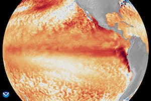 La temperatura del océano Pacífico ya alcanzó un nivel compatible con El Niño