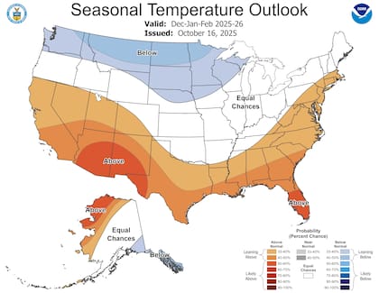 La NOAA detalló que la persistencia de La Niña se debe a un sistema acoplado con vientos alisios fortalecidos y un enfriamiento progresivo de las aguas superficiales del Pacífico