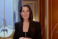 Juana Viale volvió a reemplazar a la Chiqui, deslumbró con su look y habló de la salud de su abuela