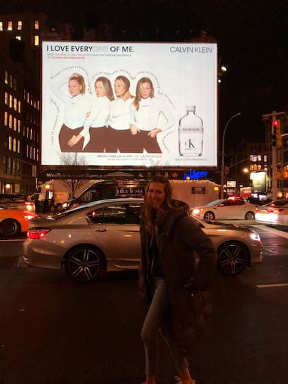 La noche que vio su propia imagen en Times Square