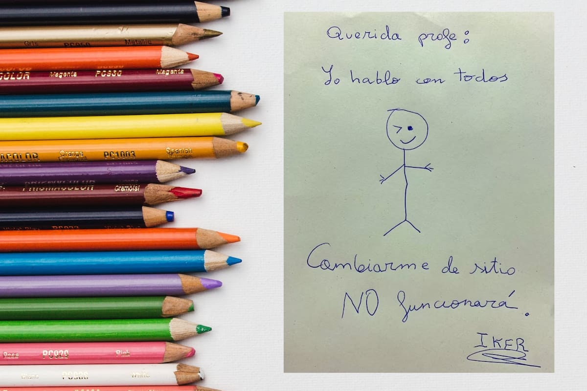 La nota de Iker, un niño que causó sensación en las redes