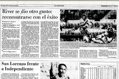 La nota del día que debutó el Burrito