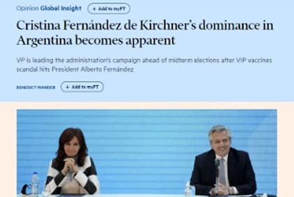 La nota en el Financial Times