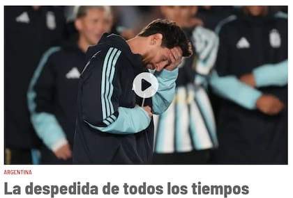 La nota que publicó el diario Marca