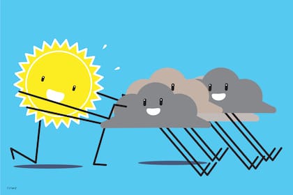 La nubosidad se impone al sol en los últimos días de la semana