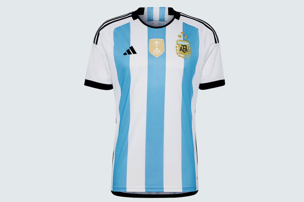 La nueva camiseta de la Selección con las tres estrellas
