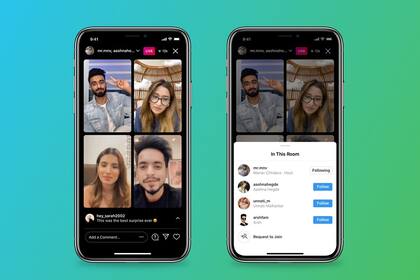 La nueva función de transmisión en vivo de Instagram permitrá la participación de cuatro personas; hasta ahora sólo podían estar dos
