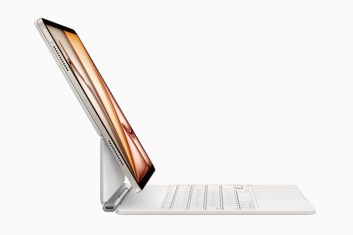 La nueva iPad Air con chip M3 y teclado Magic Keyboard magnético
