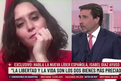 La nueva lider española Isabel DIaz ayuno