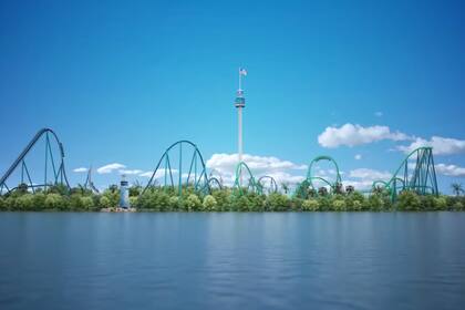 La nueva montaña rusa de SeaWorld Orlando tendrá olas artificiales y los visitantes podrán surfear en ellas