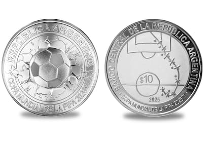 La nueva pieza numismática de plata rinde tributo a un hito del fútbol mundial