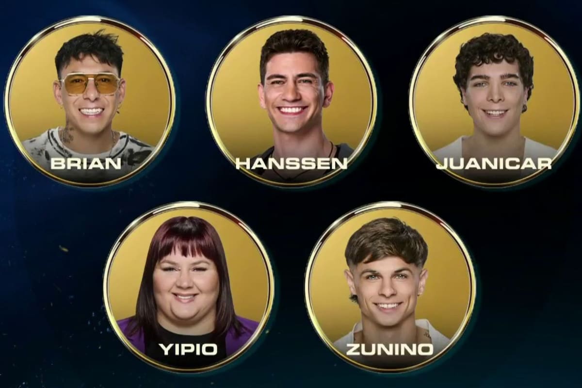 La nueva placa quedó conformada por apenas cinco participantes