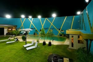La nueva playa privada en el jardín de la casa de Gran Hermano Generación Dorada