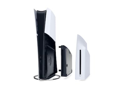 La nueva PlayStation 5 permite acoplar una lectora Blu-ray como accesorio a la versión Digital Edition