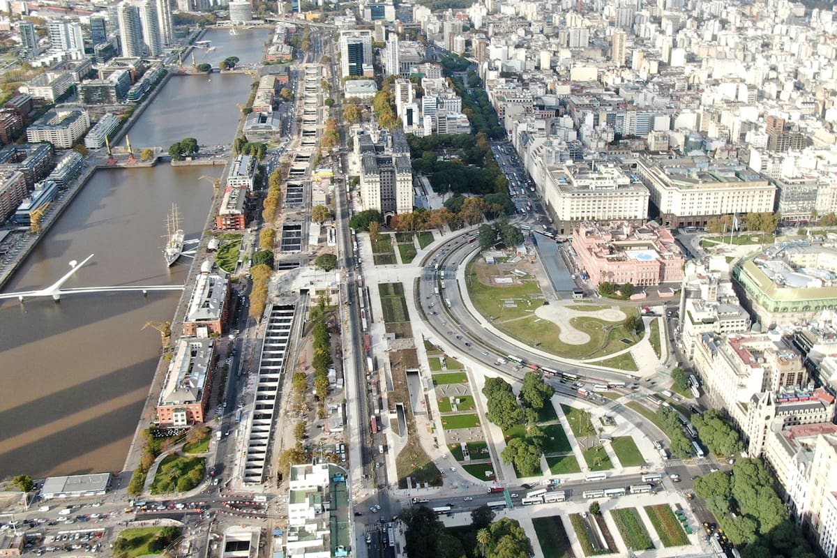 La nueva postal del Bajo porteño