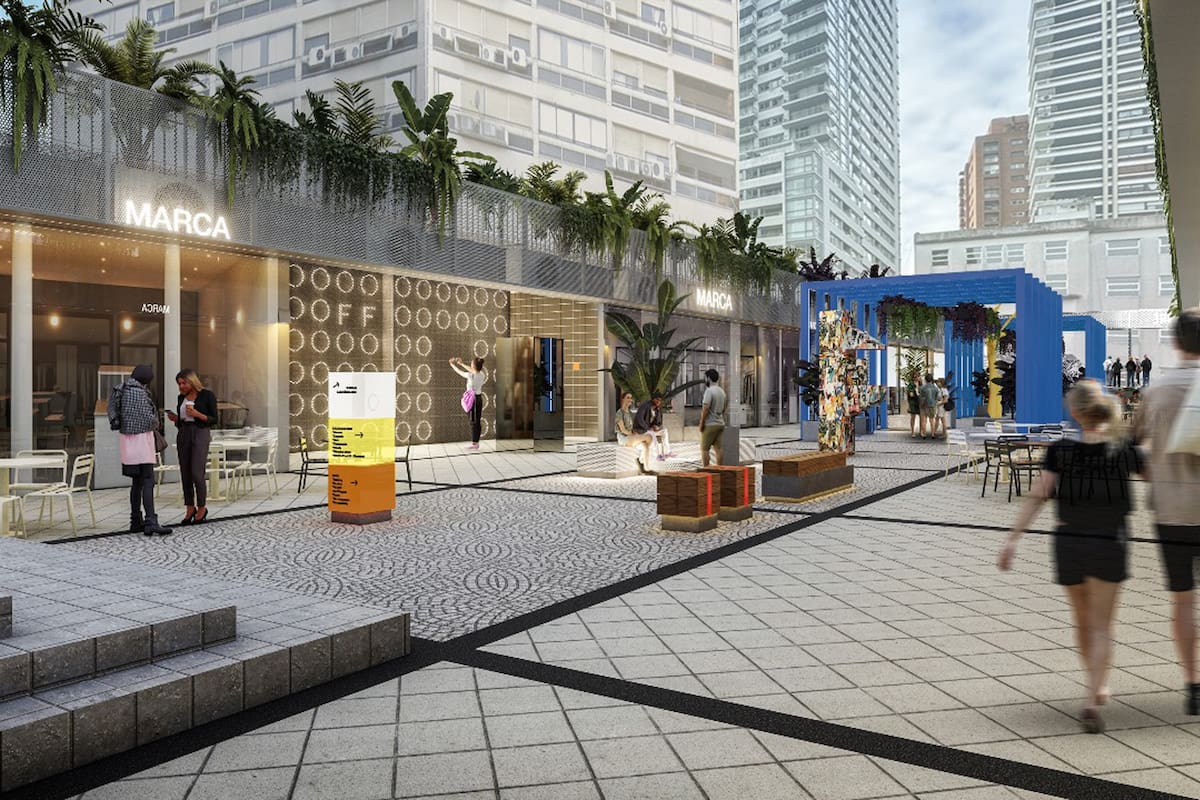 La nueva propuesta comercial de IRSA funcionará en el predio donde estaba El Paseo del Sol, pegado al shopping Alto Palermo