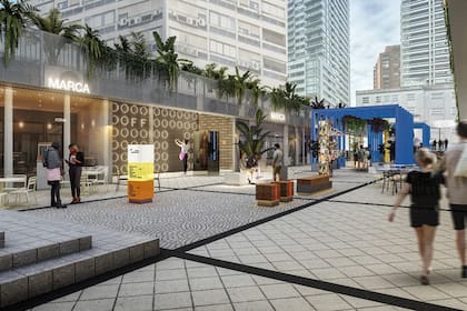 La nueva propuesta comercial de IRSA funcionará en el predio donde estaba El Paseo del Sol, pegado al shopping Alto Palermo