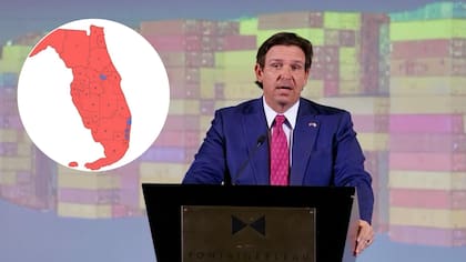 La nueva propuesta de DeSantis para los distritos electorales de Florida