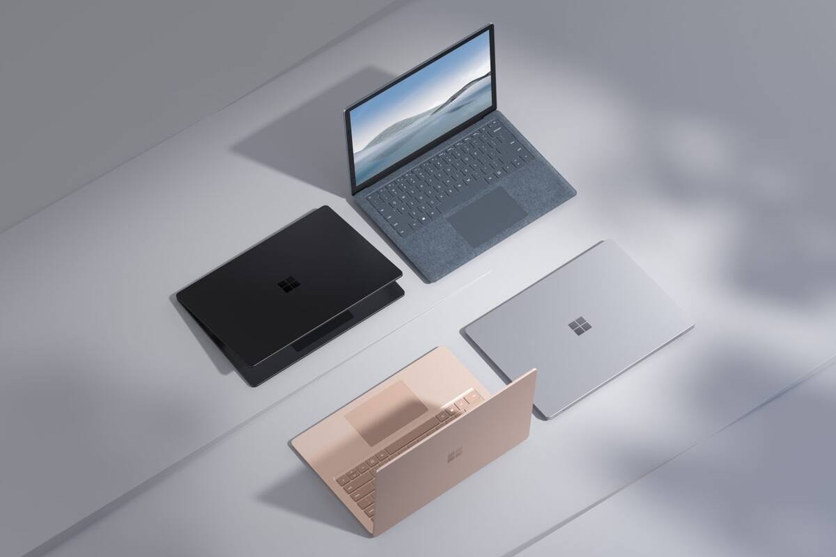 La nueva Surface Laptop 4 de Microsoft está disponible en dos tamaños de pantalla: 13,5 o 15 pulgadas, con procesadores Intel o AMD