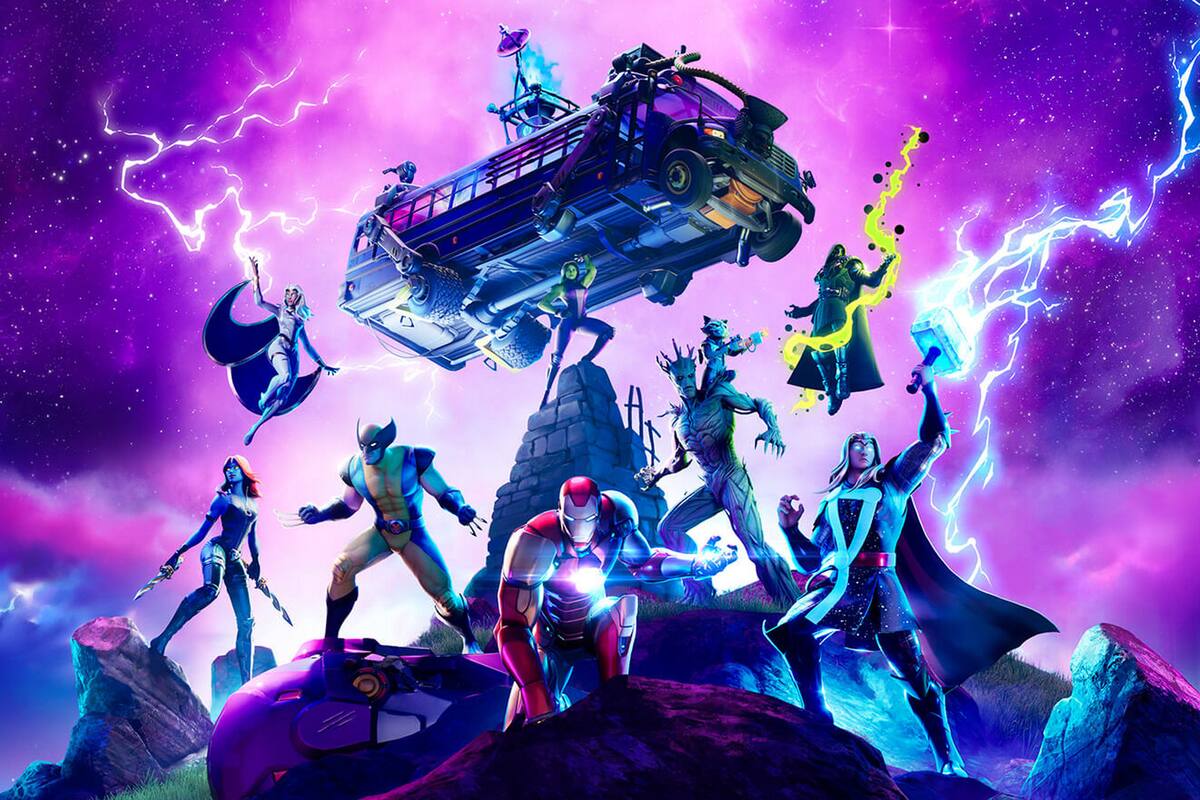 La nueva Temporada 4 de Fortnite trae a los personajes de Marvel a las partidas en la isla del videojuego de Epic Games