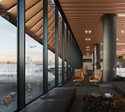 La nueva terminal del aeropuerto internacional de Los Ángeles (LAX) es, hasta ahora, el contrato más grande que tuvieron con 13.935 m2