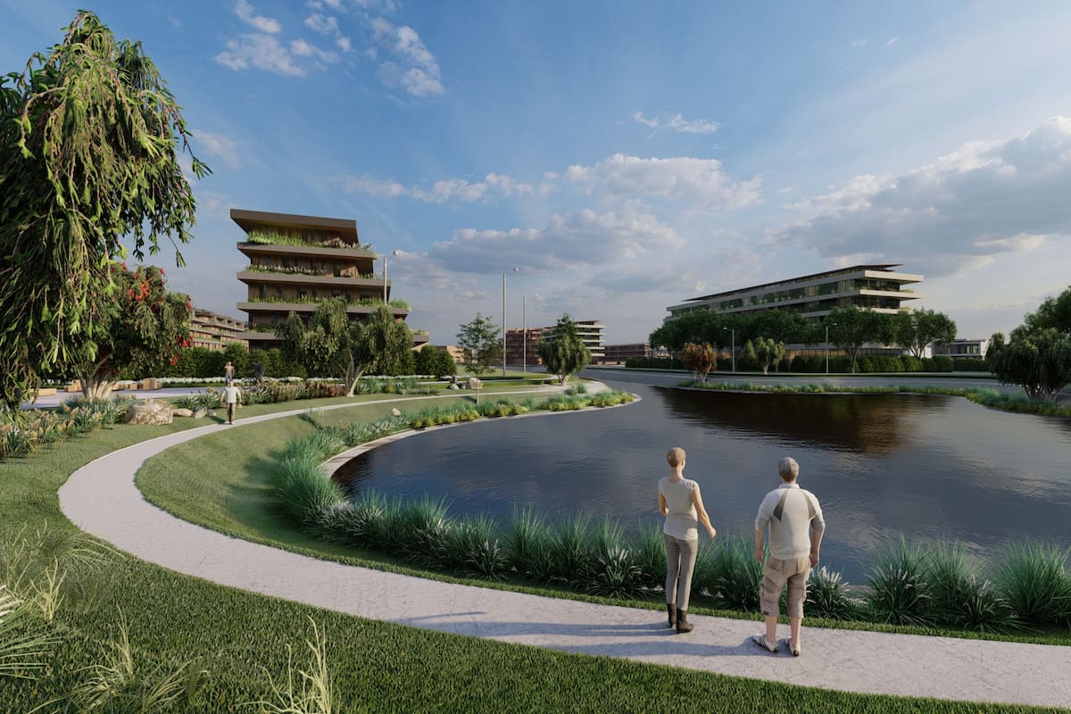 La nueva urbanización tendrá 40 edificios y tres loteos cerrados