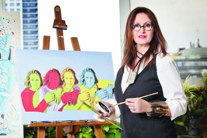 La pintura, uno de sus hobbies actuales