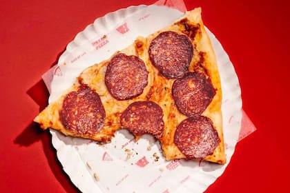 La Obama de Hell's Pizza, al estilo neoyorquino "by the slice"
