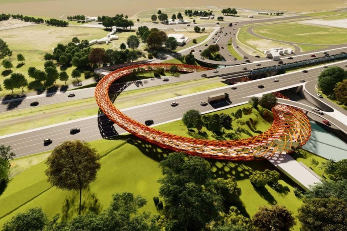 La obra contará con un anillo peatonal y ciclovía de 440 metros de recorrido, que permitirá atravesar la zona de manera segura y accesible (Foto: Gobierno de la Ciudad de Buenos Aires)