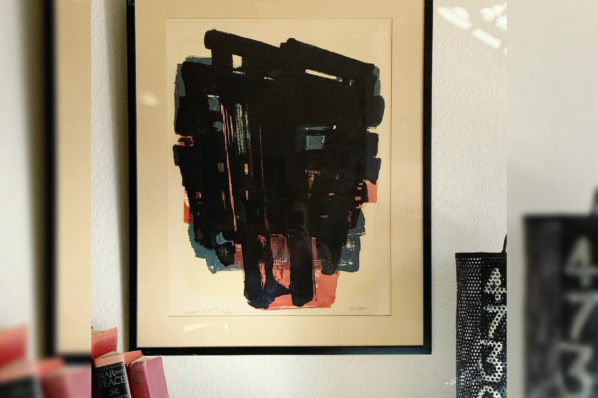 La obra de arte que el usuario encontró en la tienda de segunda mano