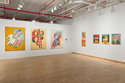 La obra de Benedit, en las paredes de la galería Islaa