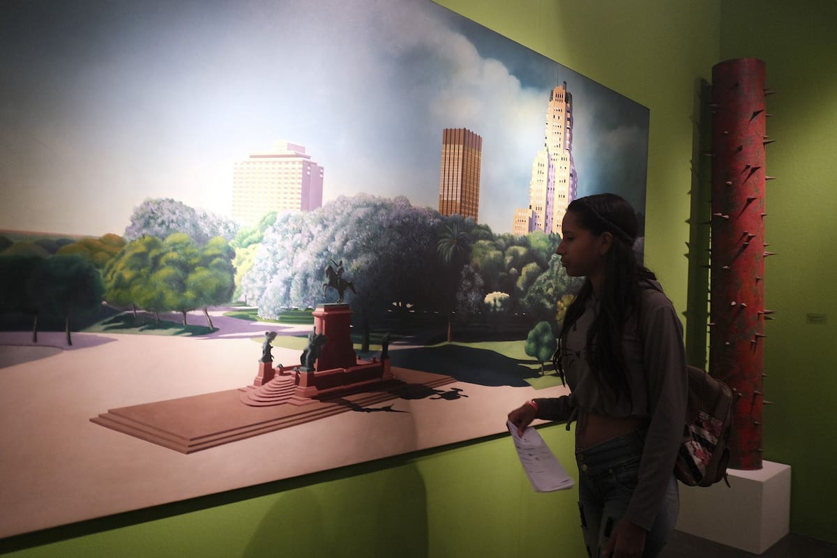 La obra de Nicolás García Uriburu con la que Santander Río iniciará una colección institucional